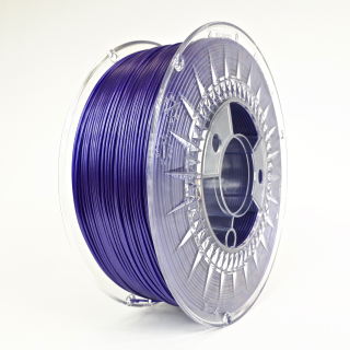 Filament Devil Design PET-G 1,75 Galaxy trblietavá fialová, tlačová struna, 1kg