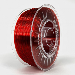 Filament Devil Design PMMA (1 kg) 1,75 rubínovo červený transparentný