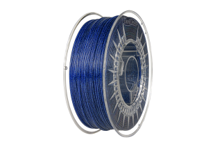 Filament Devil Design PET-G 1,75 Galaxy trblietavá modrá, tlačová struna, 1kg
