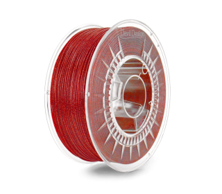 Filament Devil Design PLA 1,75 Galaxy trbietavá červená, tlačová struna, 1kg